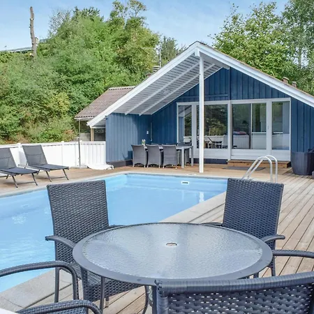 Gorgeous Home In Knebel With Sauna